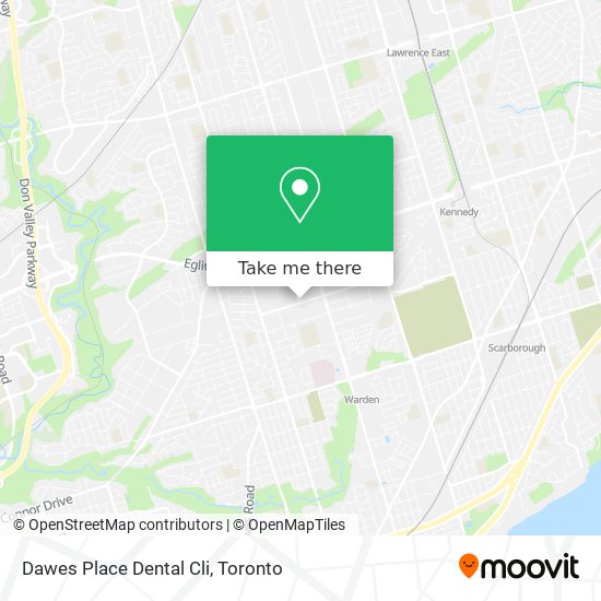 Dawes Place Dental Cli map