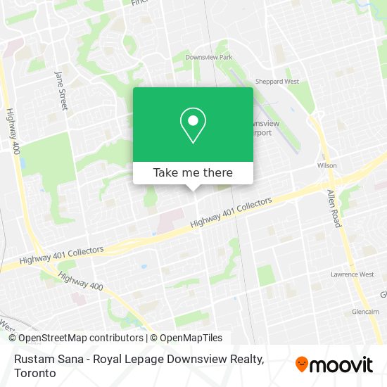 Rustam Sana - Royal Lepage Downsview Realty map