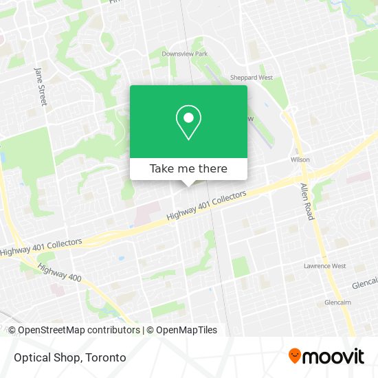 Optical Shop map