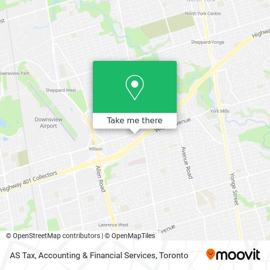 AS Tax, Accounting & Financial Services map