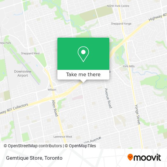 Gemtique Store map