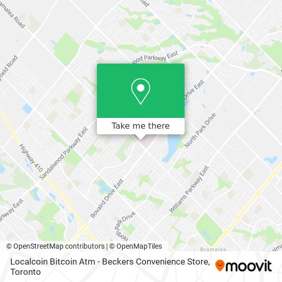 Localcoin Bitcoin Atm - Beckers Convenience Store map