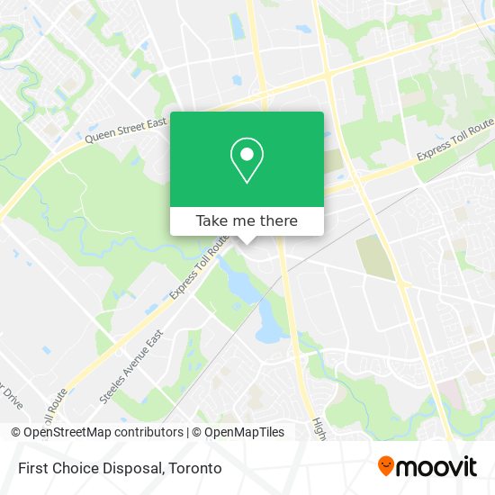 First Choice Disposal map