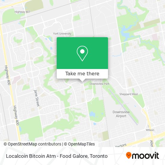 Localcoin Bitcoin Atm - Food Galore map