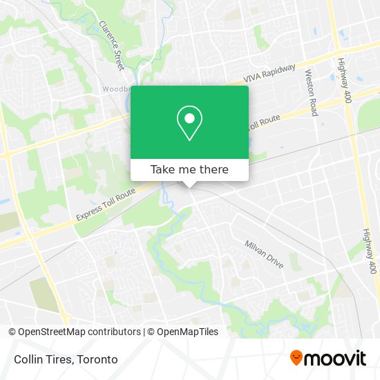 Collin Tires map