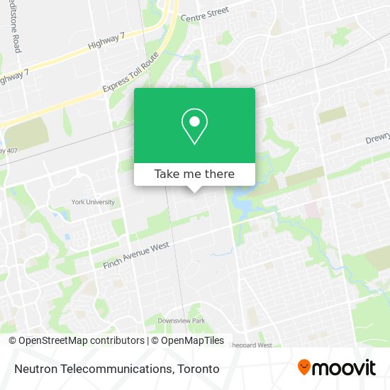 Neutron Telecommunications map