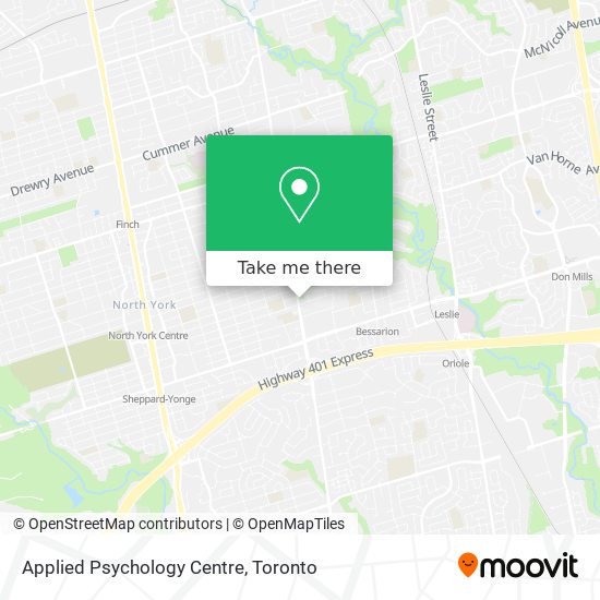 Applied Psychology Centre map