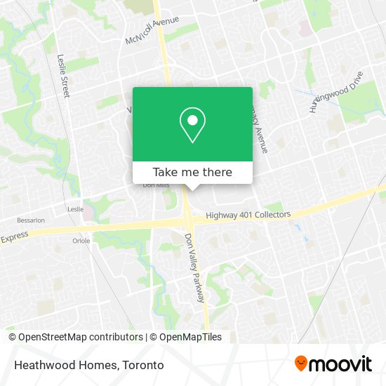 Heathwood Homes map