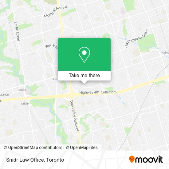 Snidr Law Office map