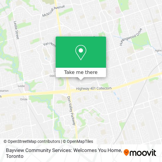 Bayview Community Services: Welcomes You Home map