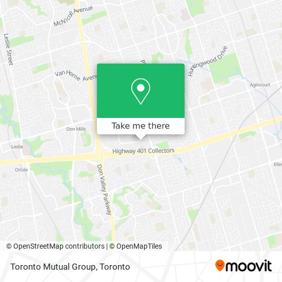 Toronto Mutual Group map