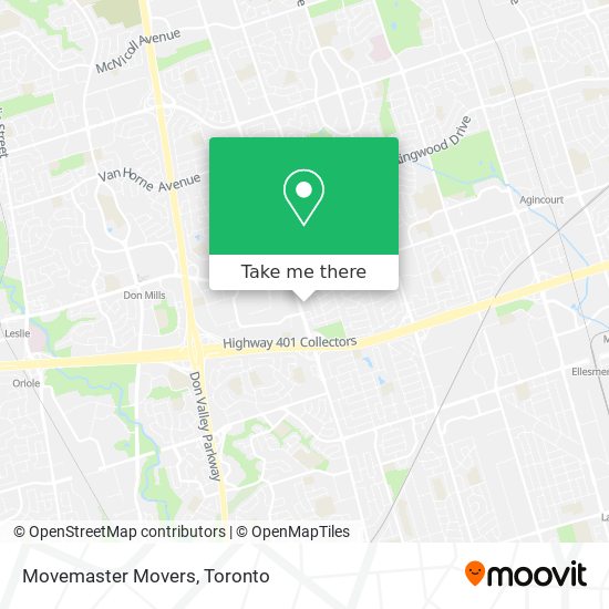 Movemaster Movers map