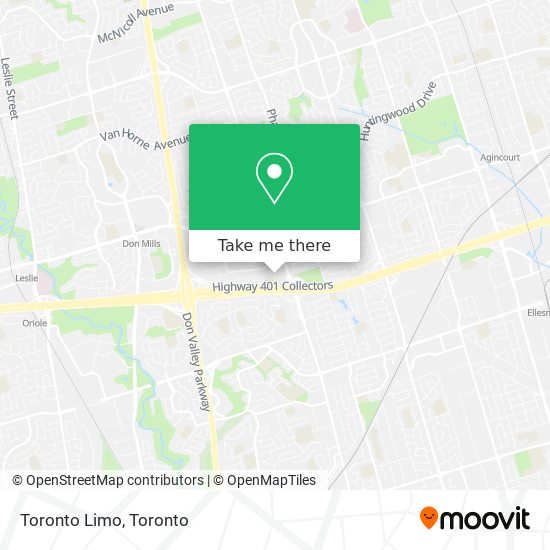 Toronto Limo plan