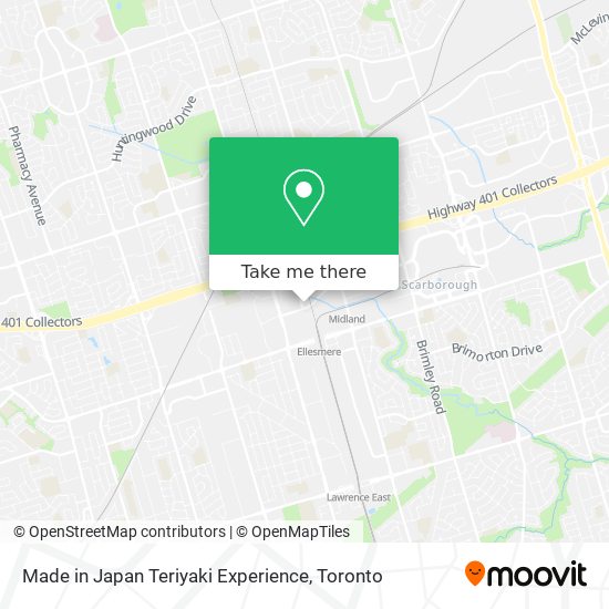 Made in Japan Teriyaki Experience plan