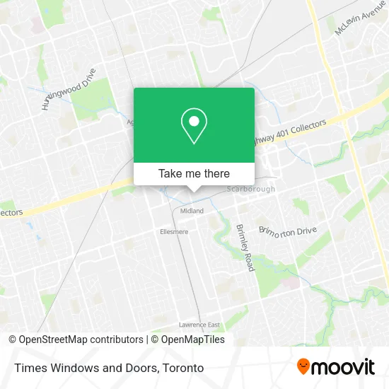 Times Windows and Doors map