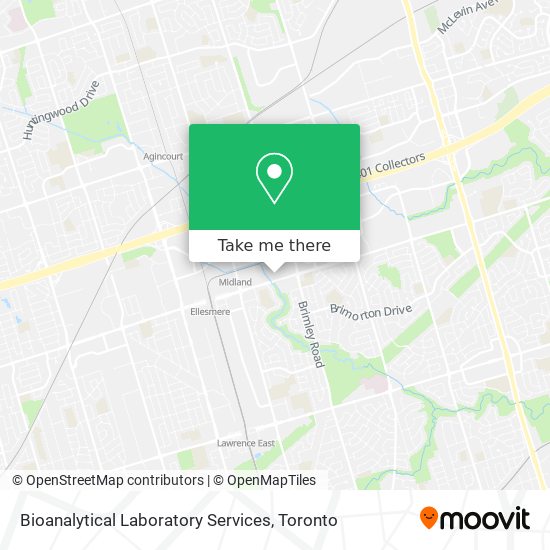 Bioanalytical Laboratory Services map