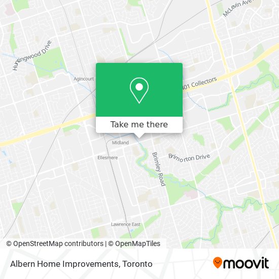 Albern Home Improvements map