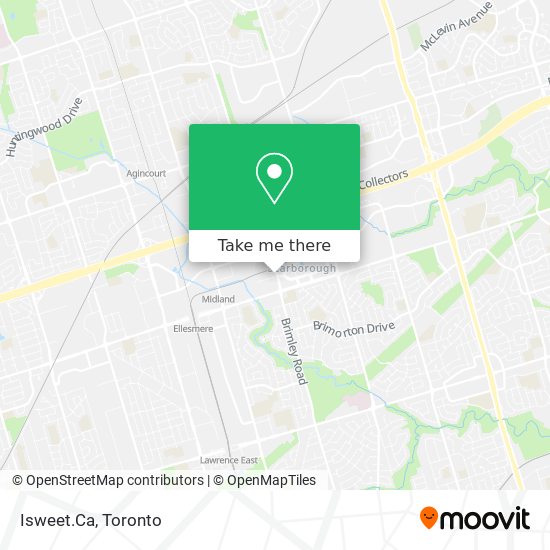 Isweet.Ca map