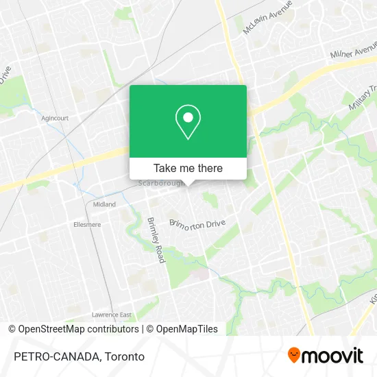 PETRO-CANADA map