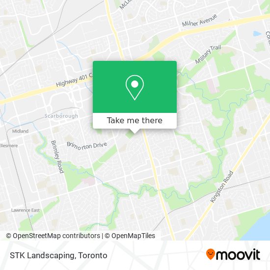 STK Landscaping map