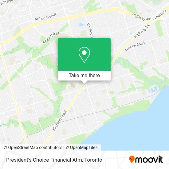 President's Choice Financial Atm map
