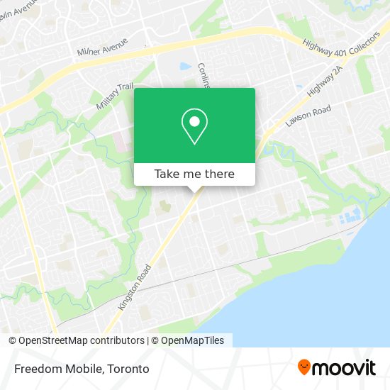 Freedom Mobile map