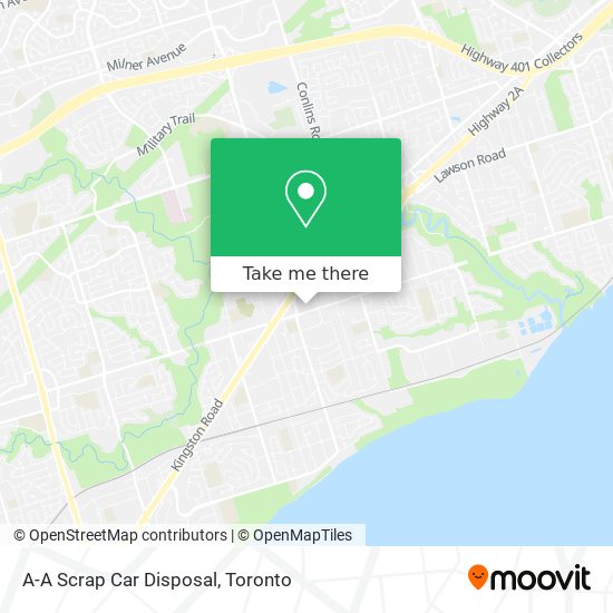 A-A Scrap Car Disposal map