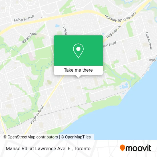 Manse Rd. at Lawrence Ave. E. plan