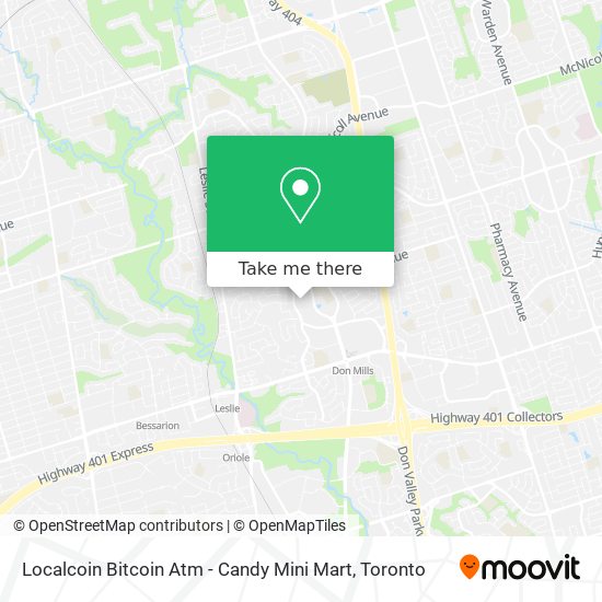 Localcoin Bitcoin Atm - Candy Mini Mart map