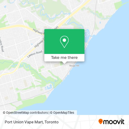 Port Union Vape Mart map