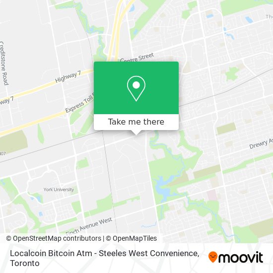 Localcoin Bitcoin Atm - Steeles West Convenience plan