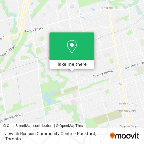 Jewish Russian Community Centre - Rockford map