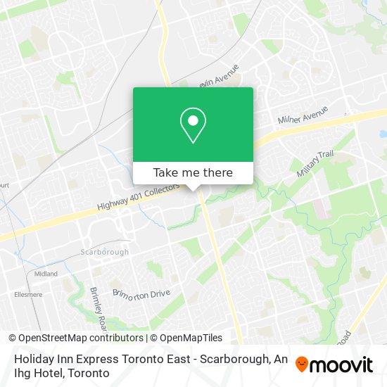 Holiday Inn Express Toronto East - Scarborough, An Ihg Hotel plan