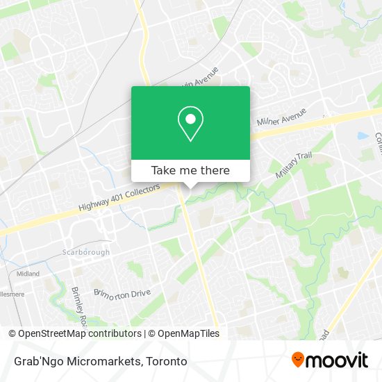 Grab'Ngo Micromarkets map