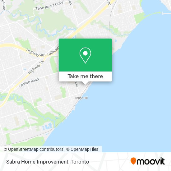 Sabra Home Improvement map