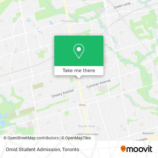 Omid Student Admission map