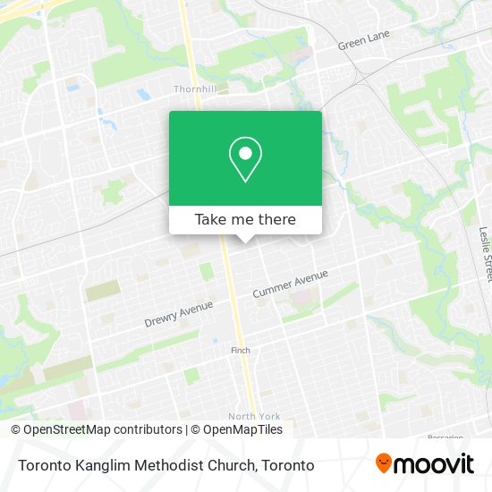 Toronto Kanglim Methodist Church plan