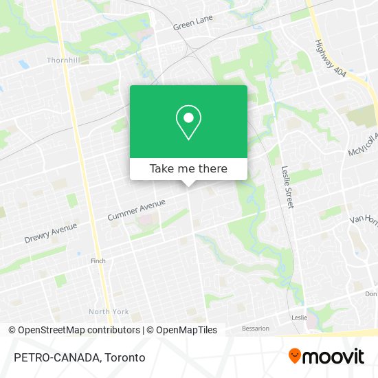 PETRO-CANADA map