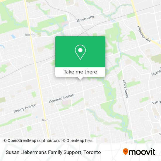 Susan Lieberman's Family Support map