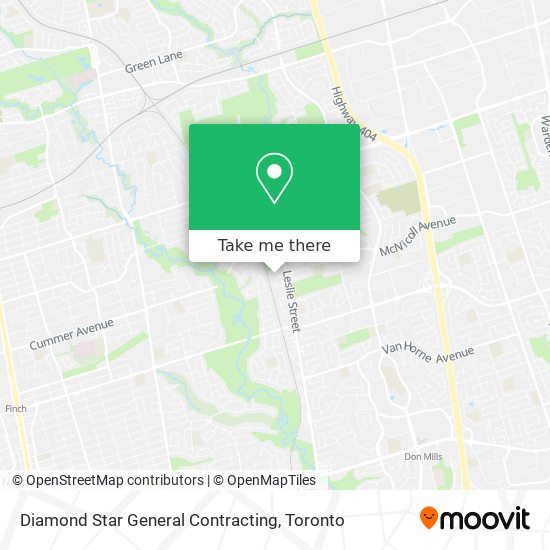 Diamond Star General Contracting map