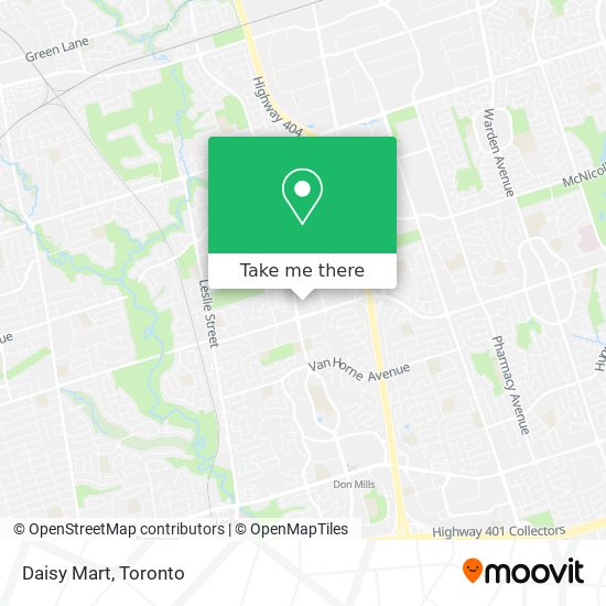 Daisy Mart map