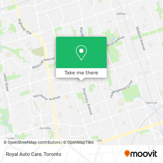 Royal Auto Care map