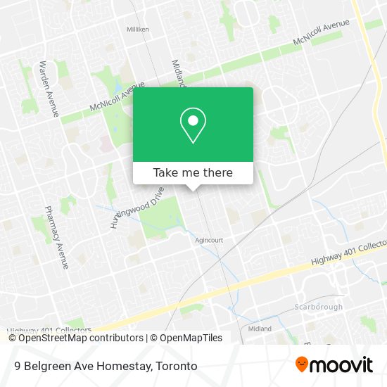 9 Belgreen Ave Homestay map