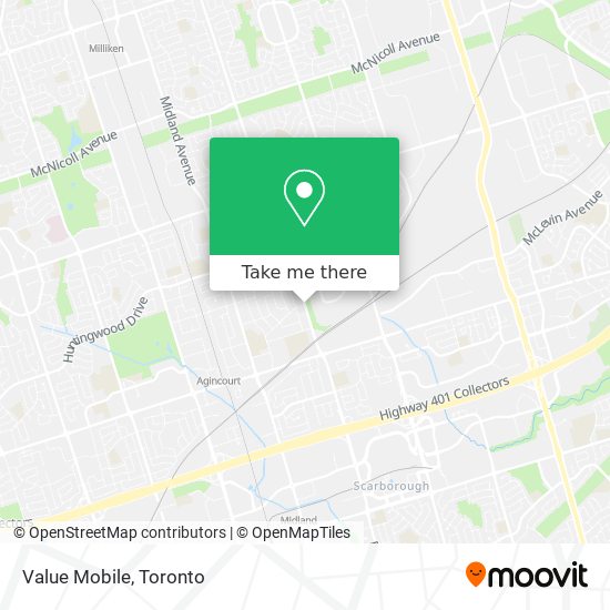 Value Mobile map