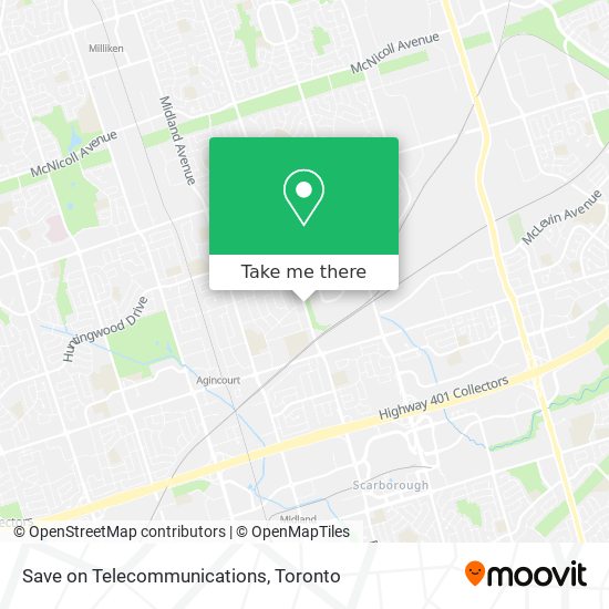 Save on Telecommunications map