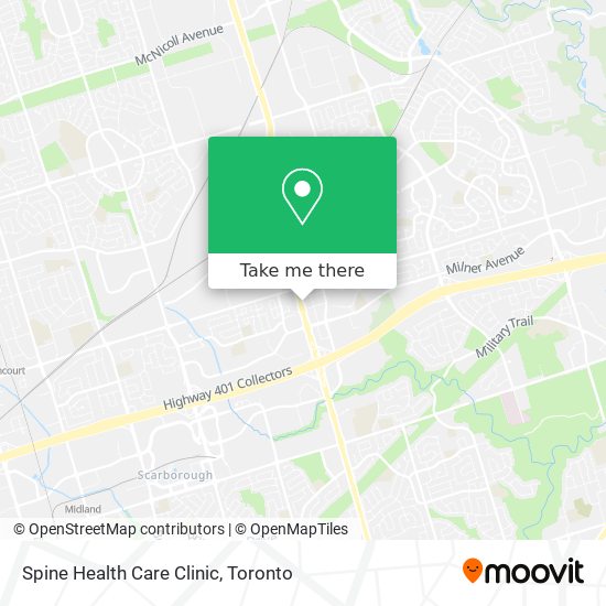 Spine Health Care Clinic map