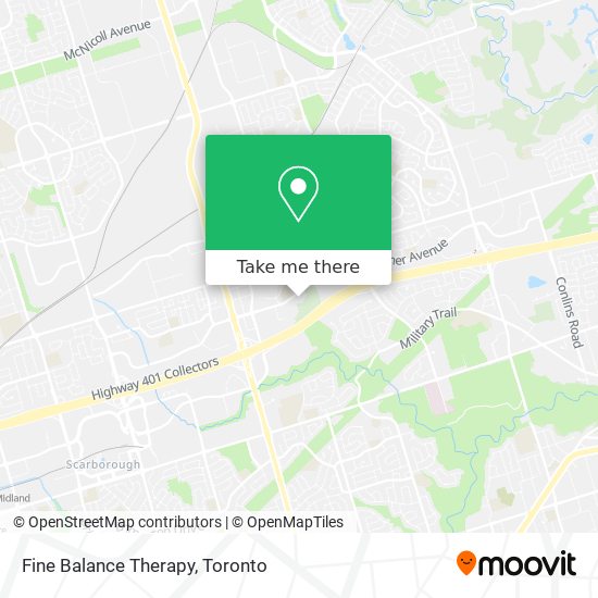 Fine Balance Therapy map