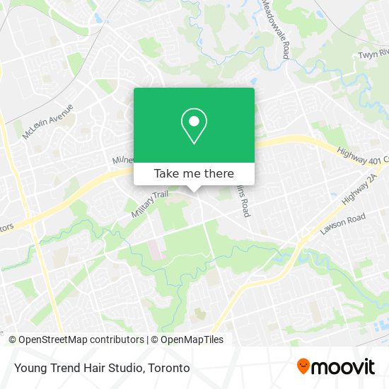 Young Trend Hair Studio map