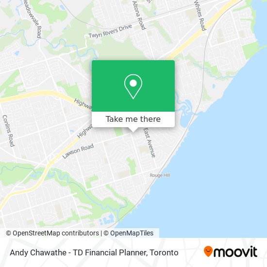 Andy Chawathe - TD Financial Planner map