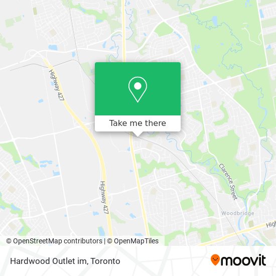 Hardwood Outlet im map